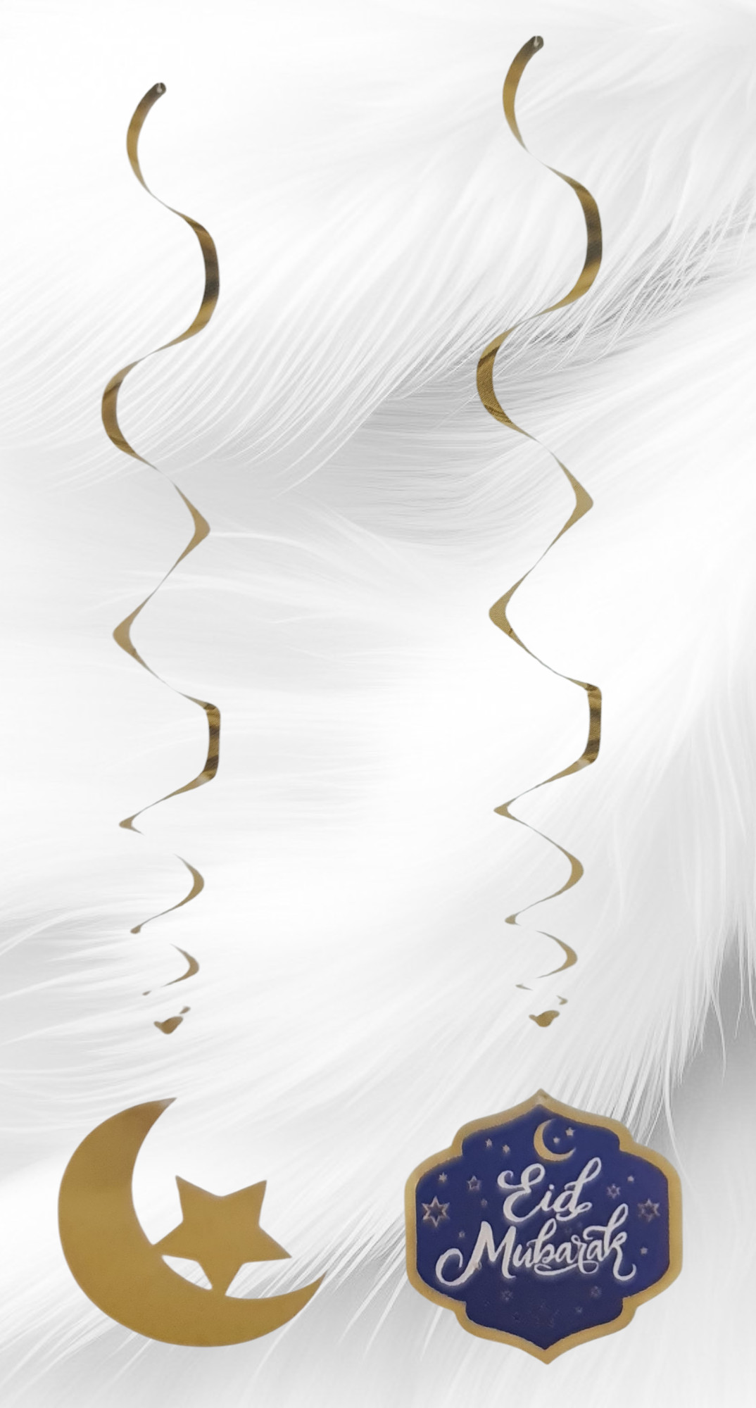 Décoration en tourbillon - Aïd Moubarak