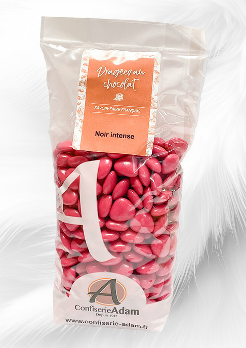 Dragées mini cœur chocolat 71% de 250 G