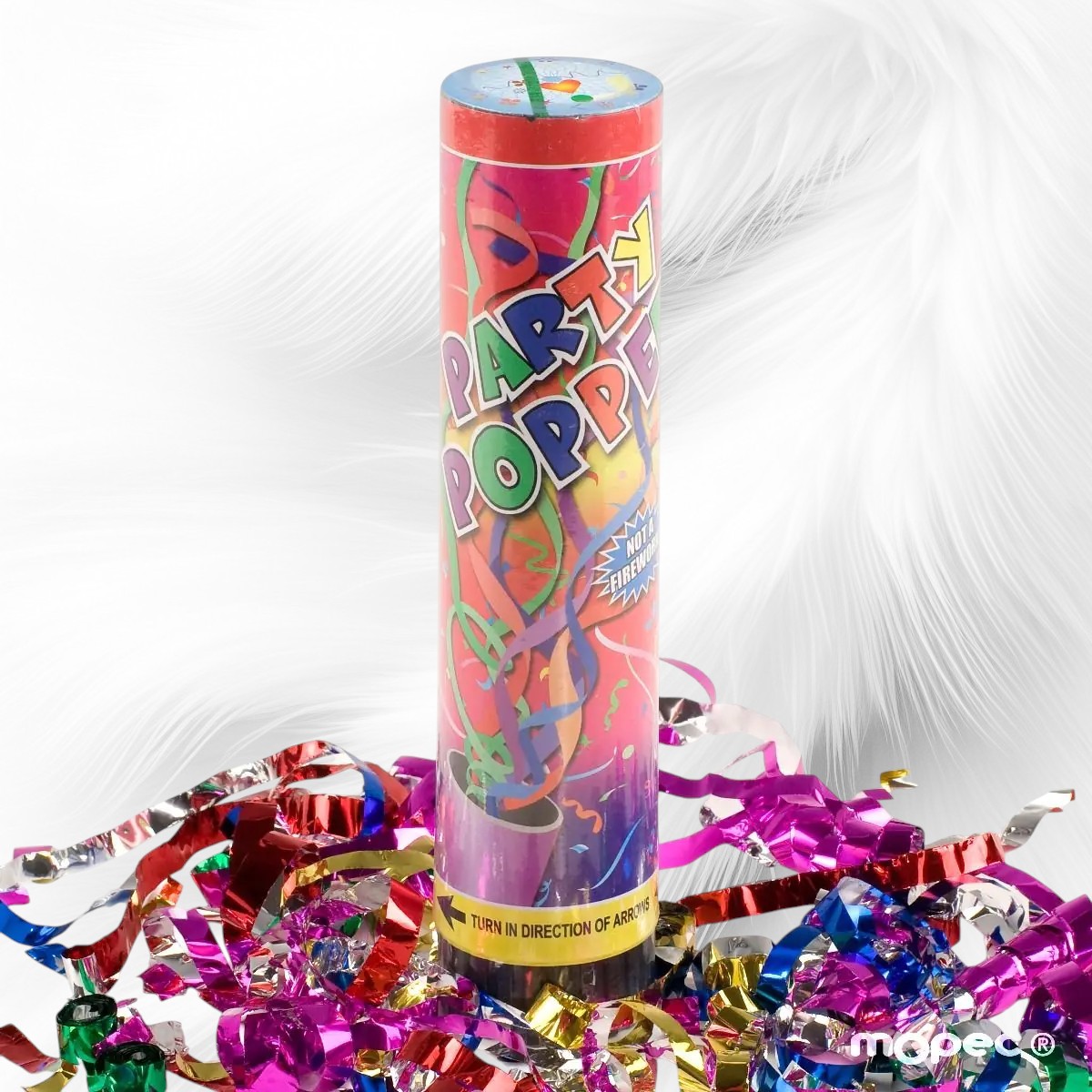 Tube ressort de rubans colorés