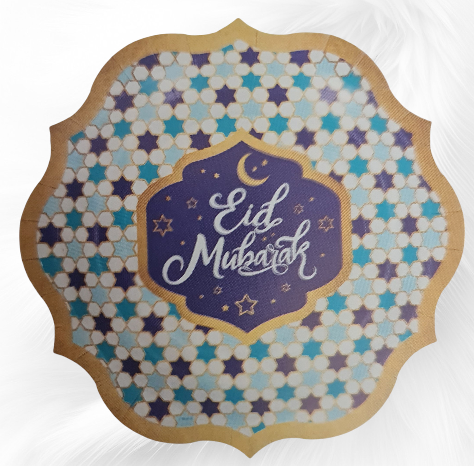 Assiettes en carton - Aïd Moubarak
