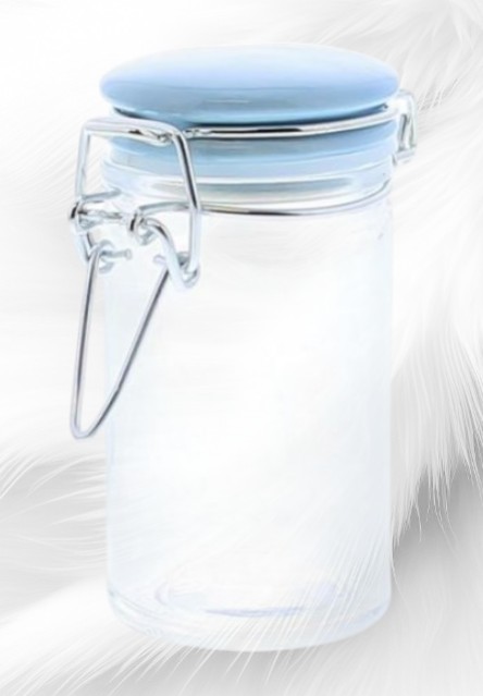 Bocal-cylindre-closure-metal-bleu