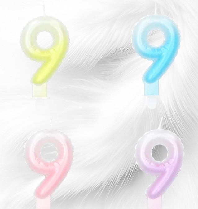 Bougies Anniversaire Pastel