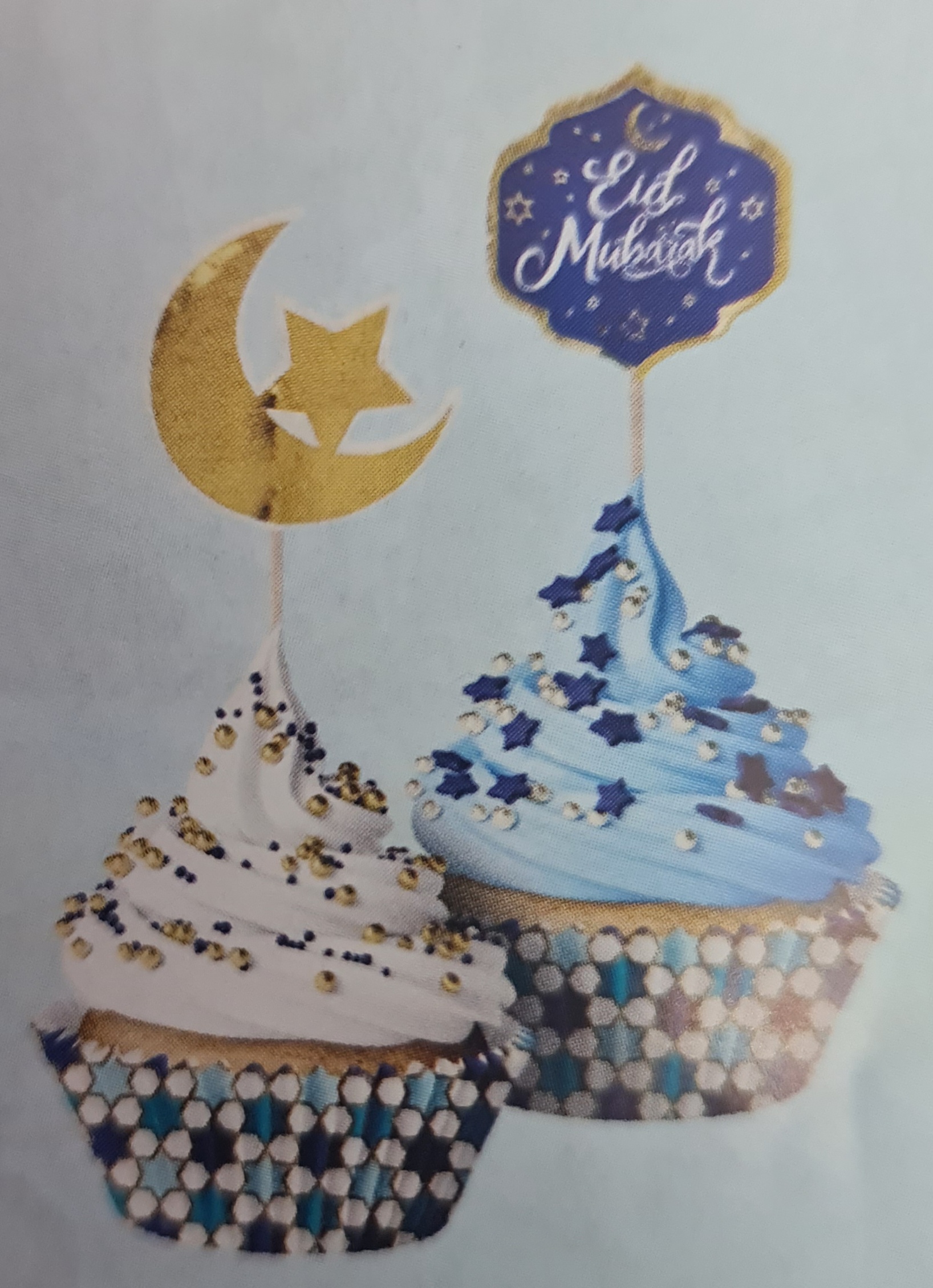 Set de décoration pour cupcake - Aïd Moubarak