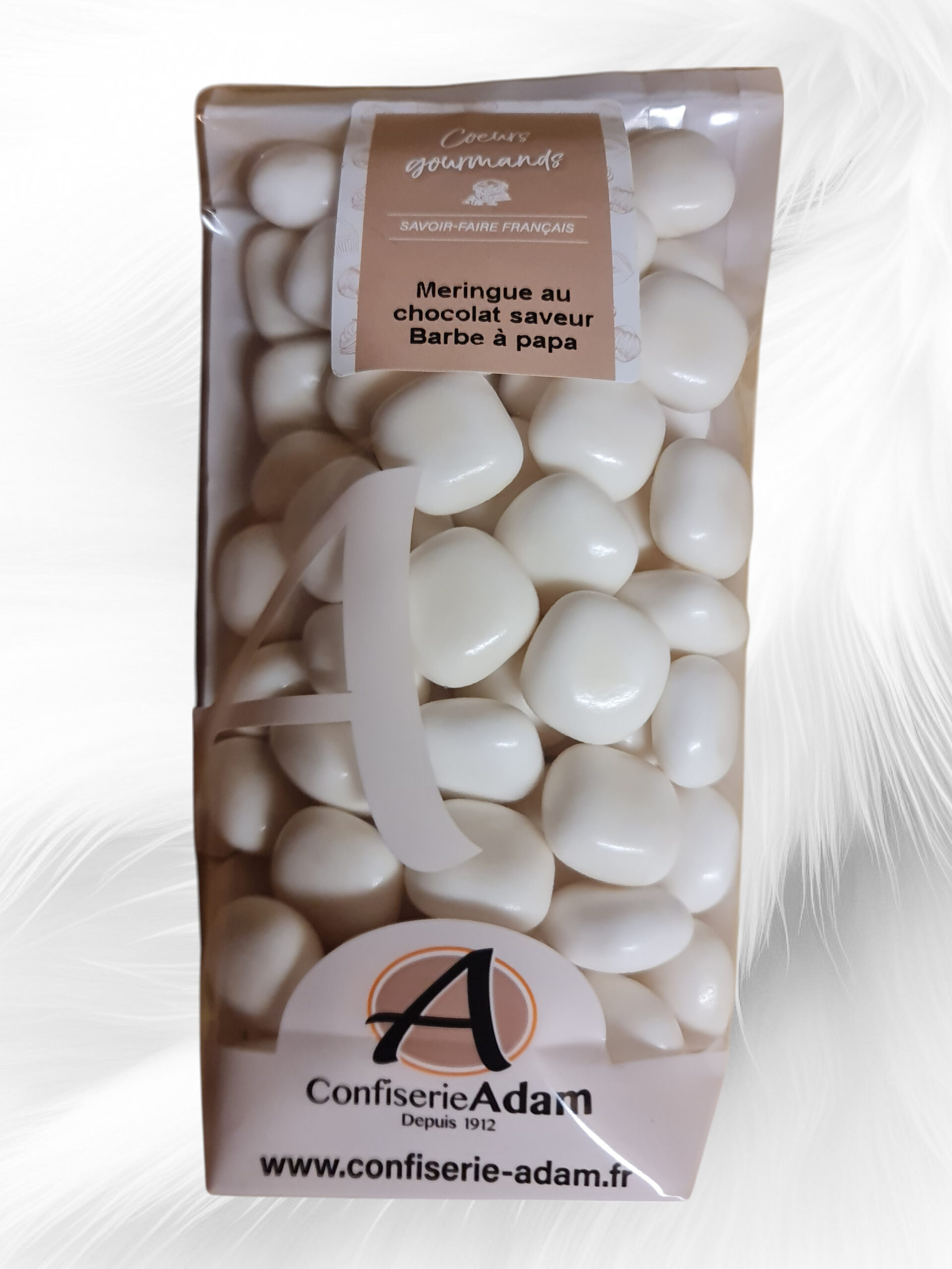 Meringue enrobé saveur barbe à papa