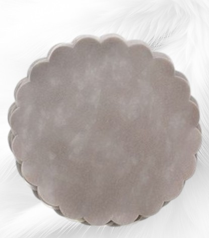 Tulle-Polyfilm-24cm-Rond-Cendre