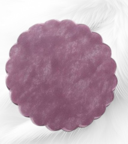 Tulle-Polyfilm-24cm-Rond-Prune