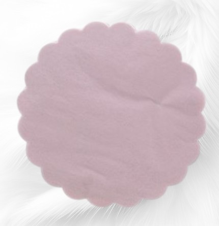 Tulle-Polyfilm-24cm-Rond-Rose-Nacre