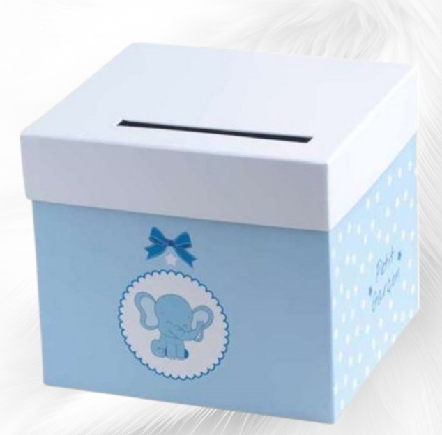 Urne éléphant Baby Shower